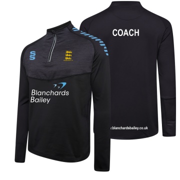Coaches - 1/4 Zip Dual Performance Top :  Black