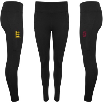 Ladies - Performance Full Length Leggings - Black